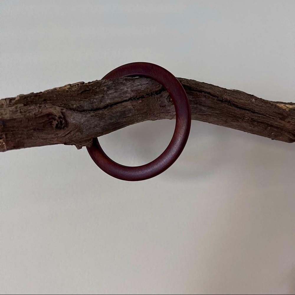 Wooden solid bracelet